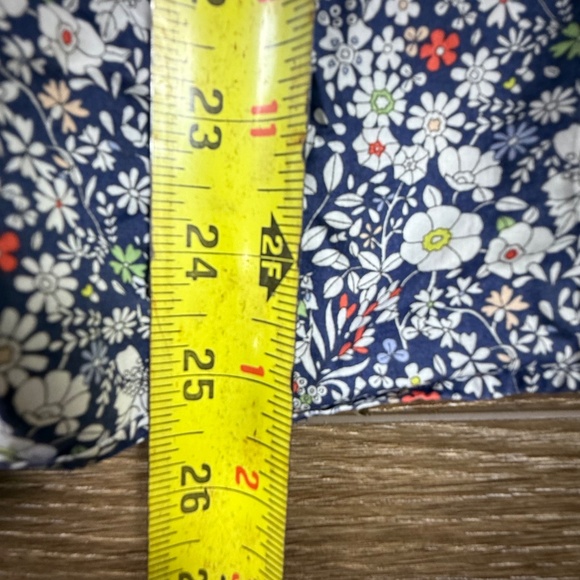 J. Crew x Liberty Art Fabric Cotton Poplin Perfect Button Down Shirt Sz 6 Floral - Picture 7 of 9